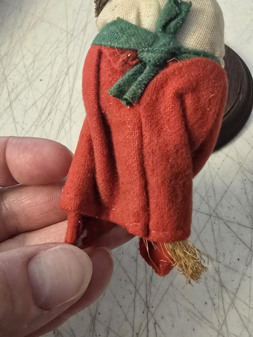 Vtg Scandinavian or Norwegian "Kitchen Witch" Good Luck Doll Ornament READ - Picture 8 of 9